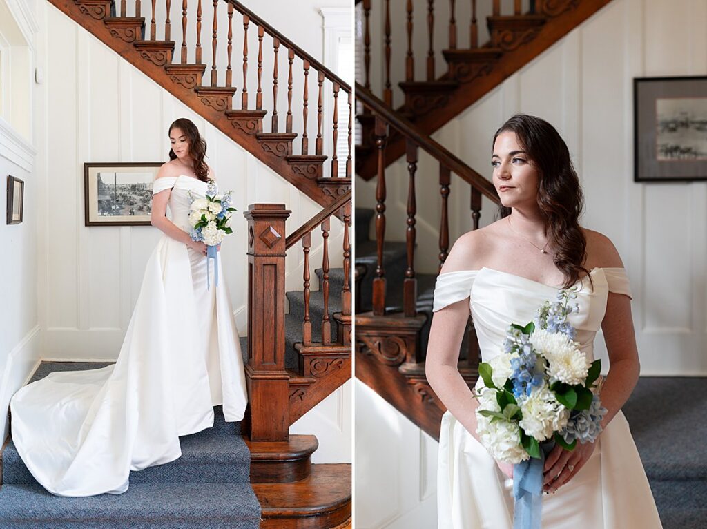 Bridal Portraits at Carnegie Library. 