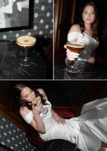 Espresso Martini Detail Shot. 